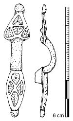 Abb. 4: Eiserne Armbrustfibel des Typs Siscia vom Kugelstein bei Frohnleiten