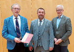 V.l.: Wernfried Hofmeister, LAbg. Markus Konrad, Gernot Peter Obersteiner © Land Steiermark